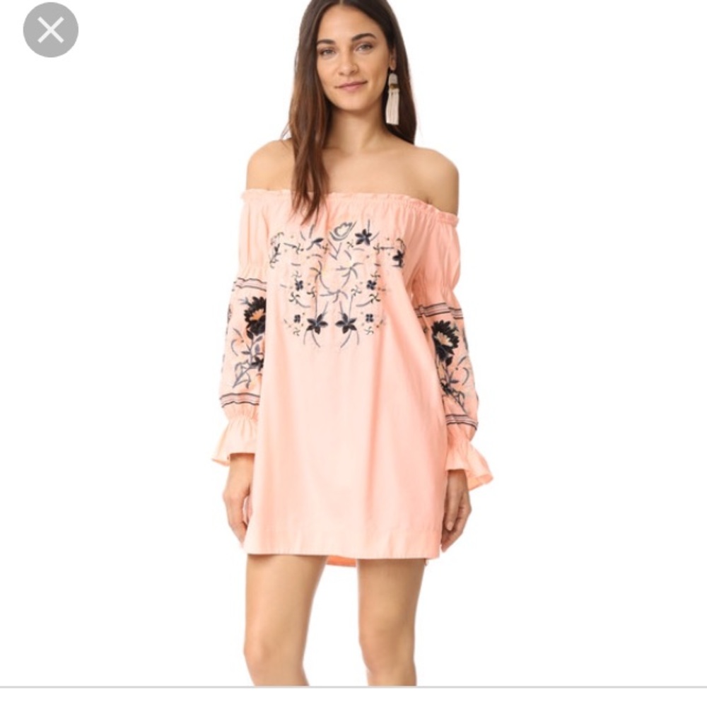 NWT FREE PEOPLE FLEUR DE JOUR PEASANT DRESS